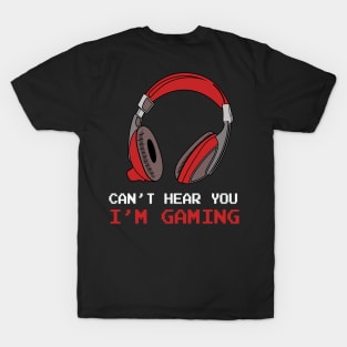 Funny Gamer Headphone T-Shirt